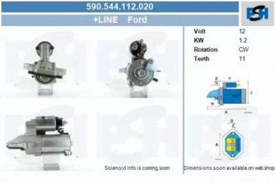 CV PSH 590544112020 -  Стартер